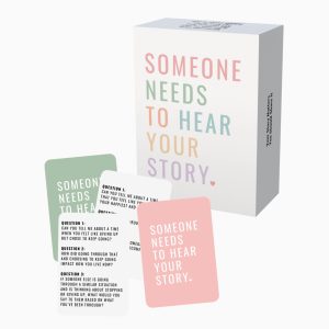 Someone Needs To Hear Your Story Question Card Deck - Mini Size