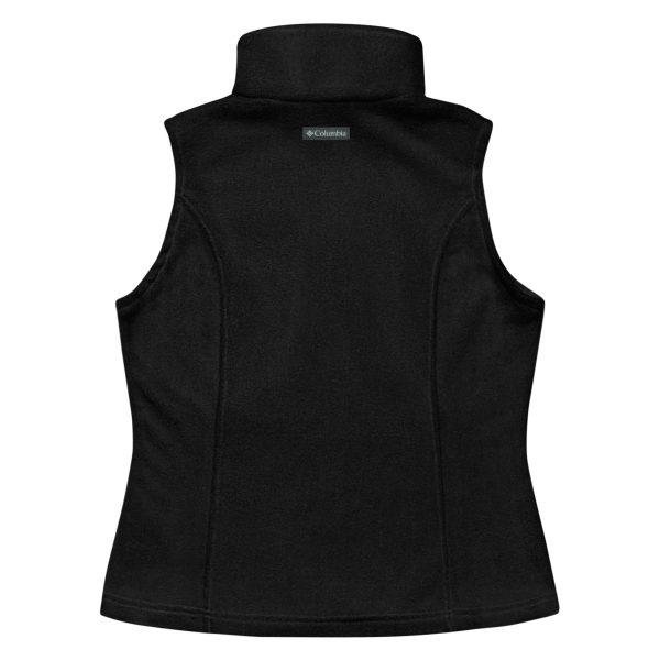 Someone Needs To Hear Your Story Embroidered Women’s Columbia Fleece Vest - Image 3