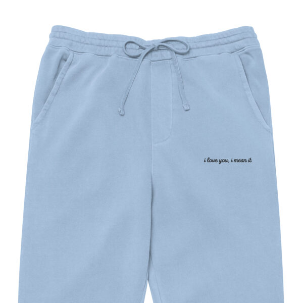 I Love You, I Mean It Embroidered Sweatpants / Sweatsuit - Image 17