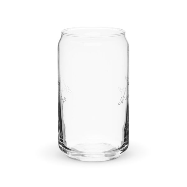 Just Keep Showing Up Glass Drinkware - Image 7