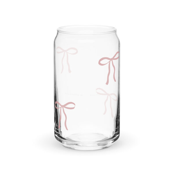 Keep Showing Up Bow Glass Drinkware - Image 9