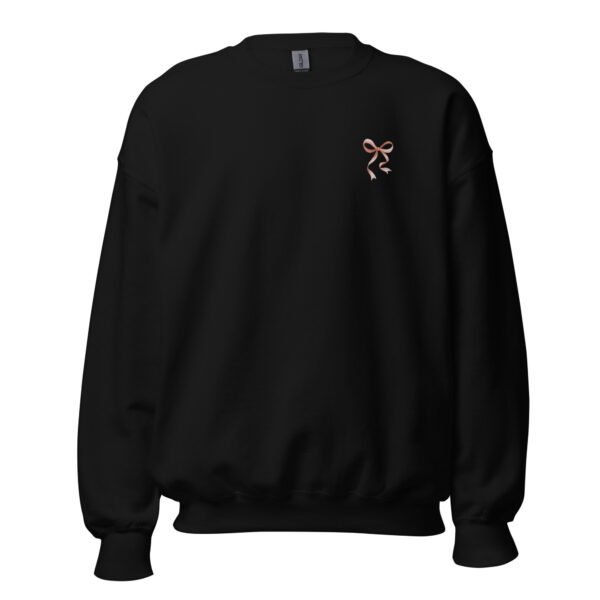 Strong, Capable & Brave Bow Embroidered Crewneck - Image 2