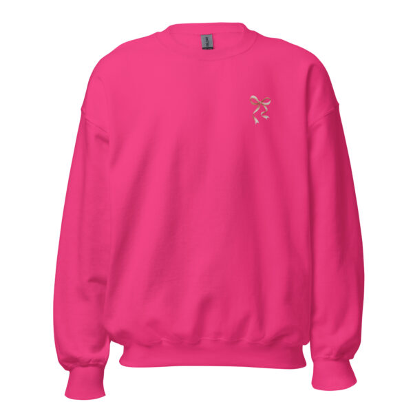 Strong, Capable & Brave Bow Embroidered Crewneck - Image 12