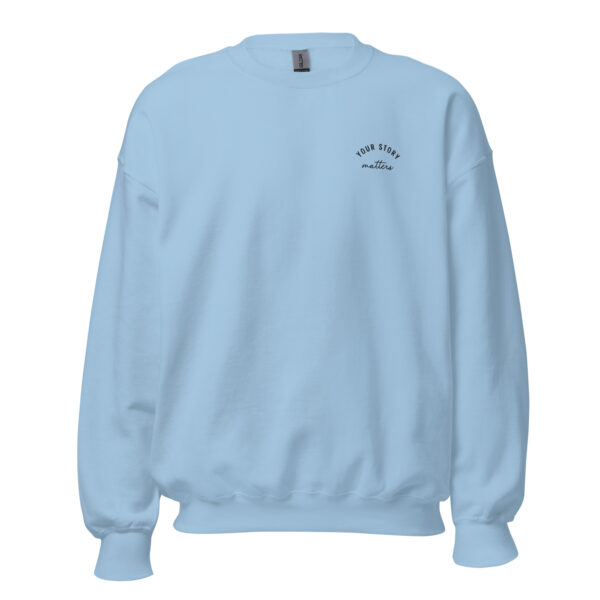 Your Story Matters Embroidered Crewneck - Image 12