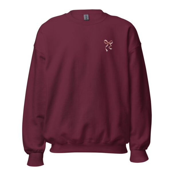 Strong, Capable & Brave Bow Embroidered Crewneck - Image 8