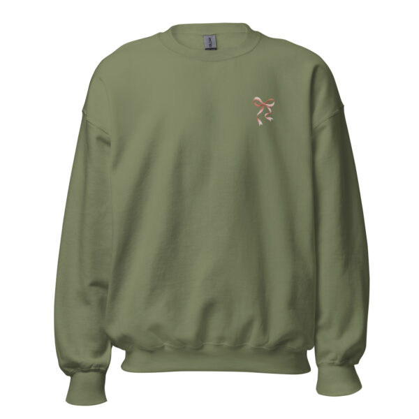 Strong, Capable & Brave Bow Embroidered Crewneck - Image 14