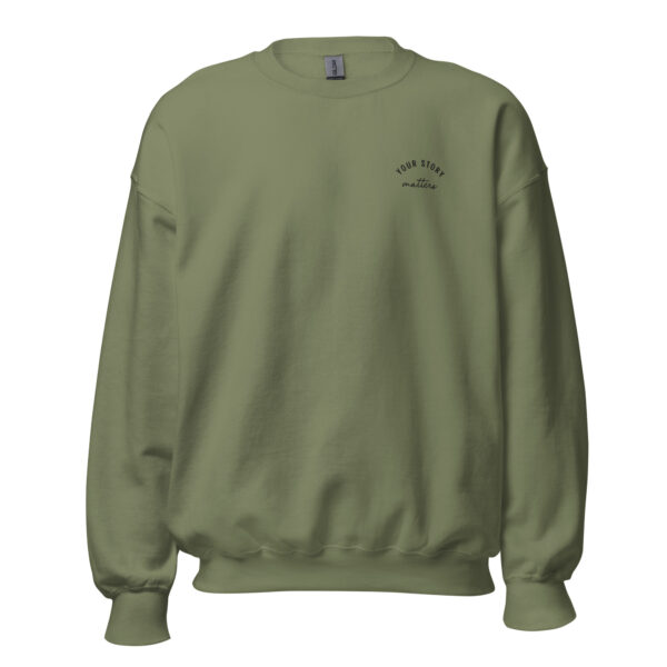 Your Story Matters Embroidered Crewneck - Image 10