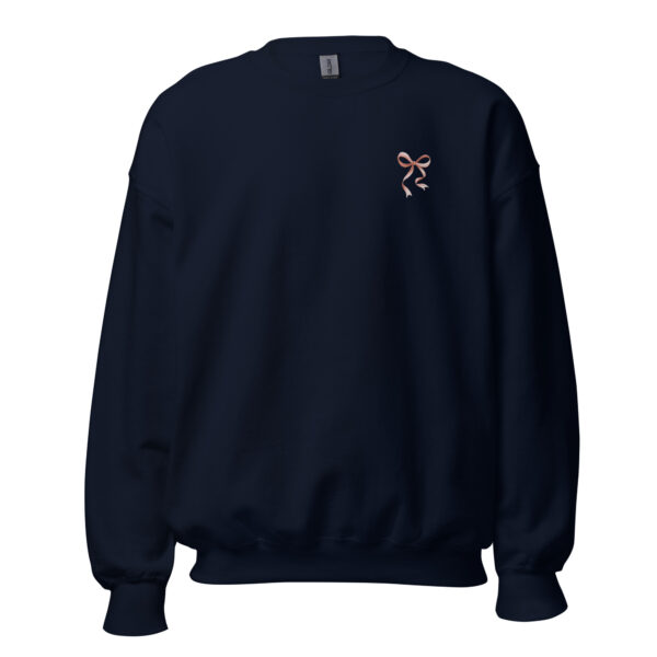 Strong, Capable & Brave Bow Embroidered Crewneck - Image 4