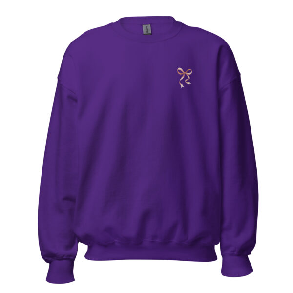 Strong, Capable & Brave Bow Embroidered Crewneck - Image 6