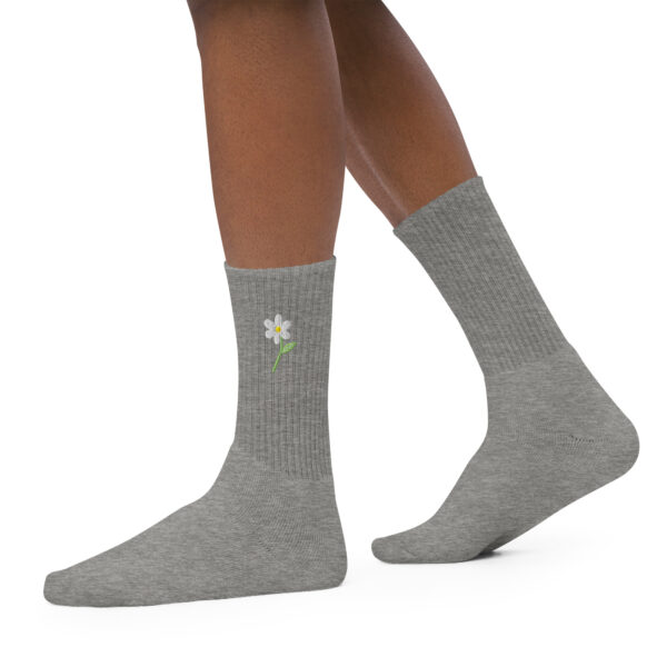 Daisy Embroidered Socks - Image 4