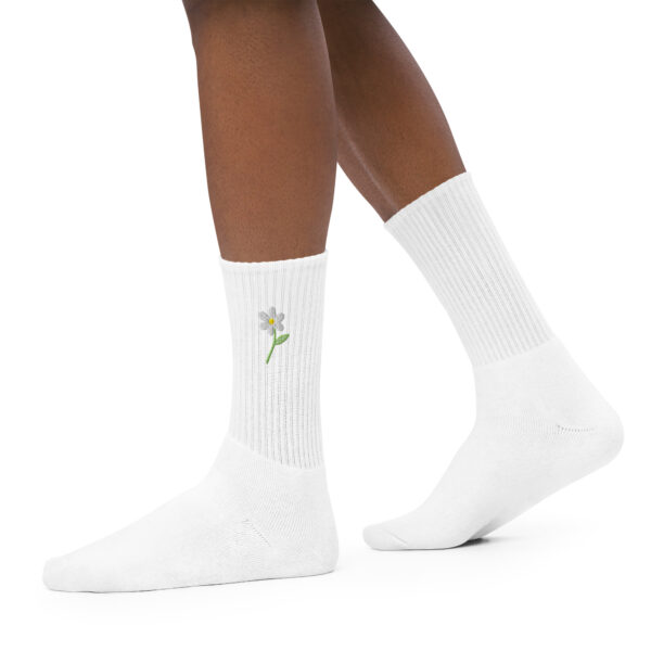 Daisy Embroidered Socks - Image 6